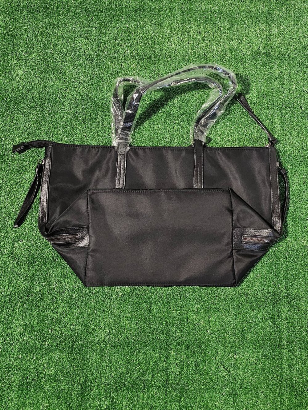 NEW Botkier Black Nylon Shoulder Tote Bag - Picture 6 of 9
